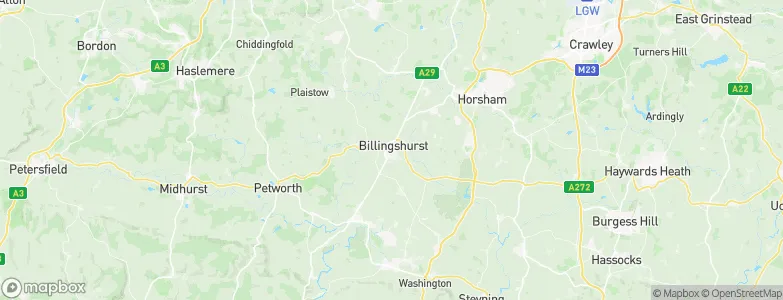 Billingshurst, United Kingdom Map