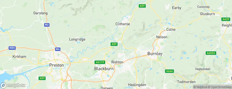 Billington, United Kingdom Map