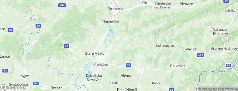 Bílovice, Czechia Map