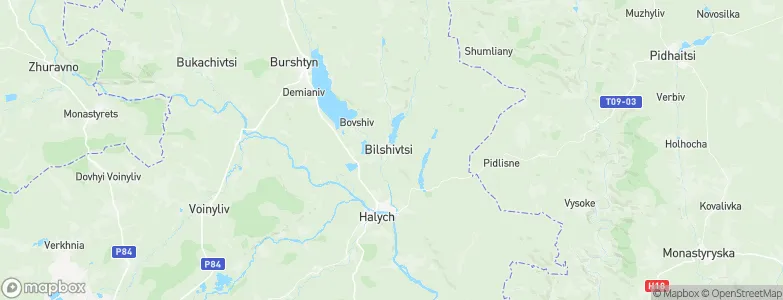 Bilshivtsi, Ukraine Map