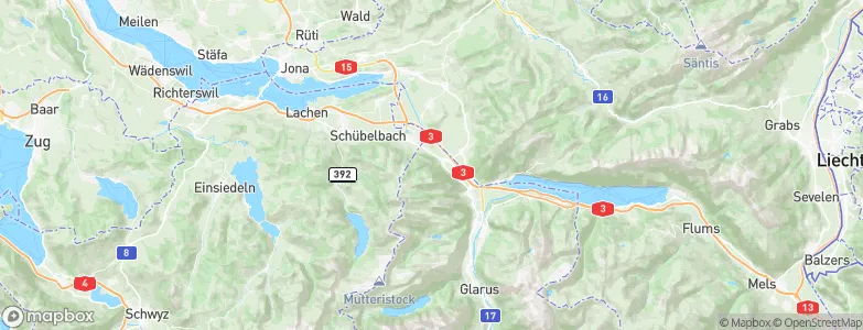 Bilten, Switzerland Map