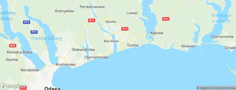 Bilyari, Ukraine Map