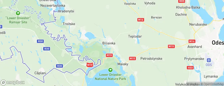 Bilyayivka, Ukraine Map