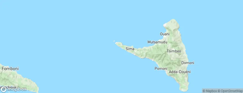 Bimbini, Comoros Map