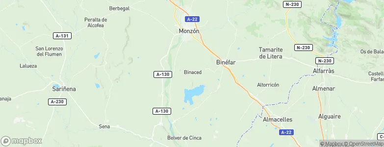 Binaced, Spain Map