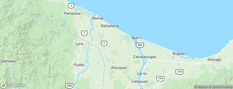 Binalan, Philippines Map