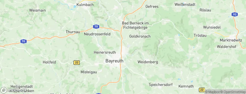 Bindlach, Germany Map