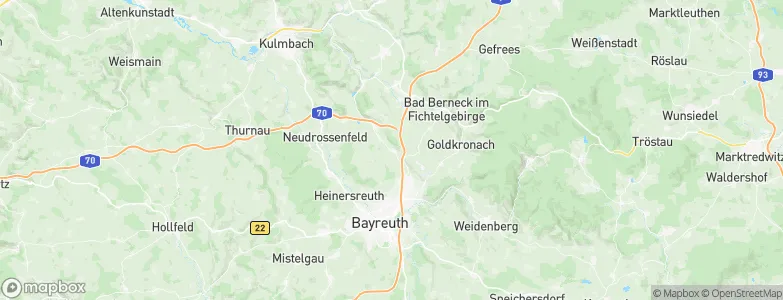 Bindlach, Germany Map