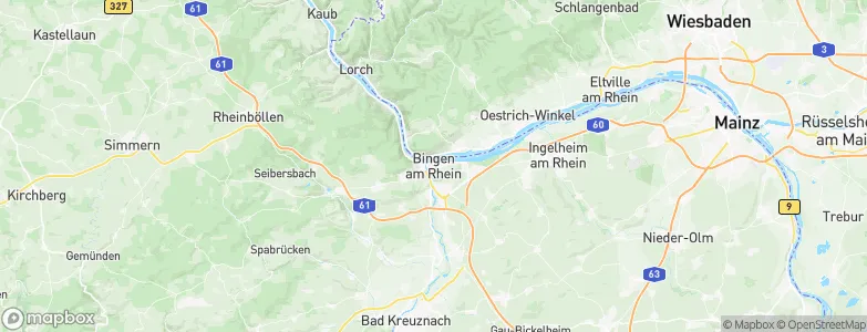 Bingen am Rhein, Germany Map