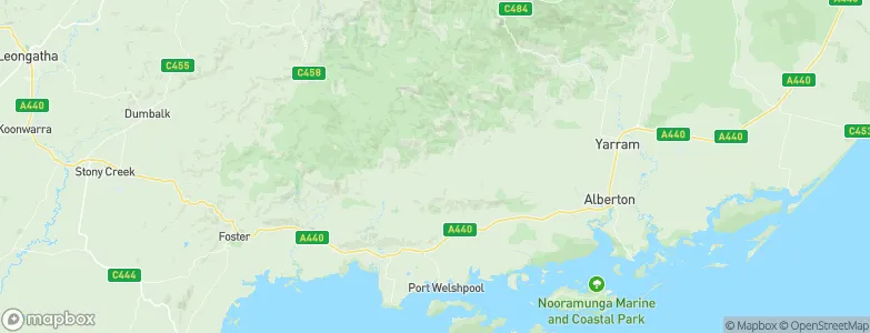 Binginwarrie, Australia Map