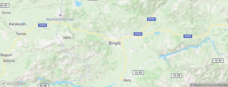 Bingöl, Turkey Map