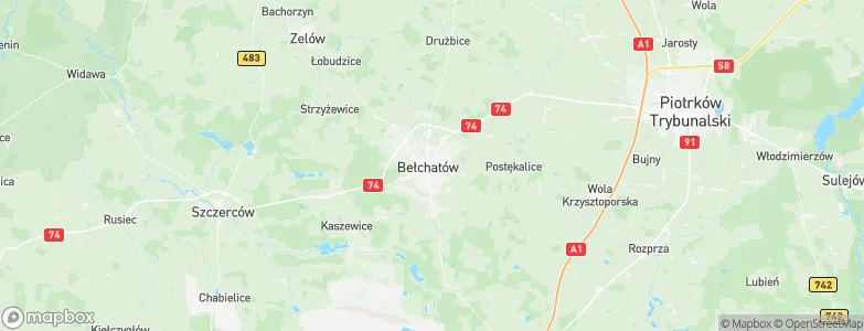 Binków, Poland Map