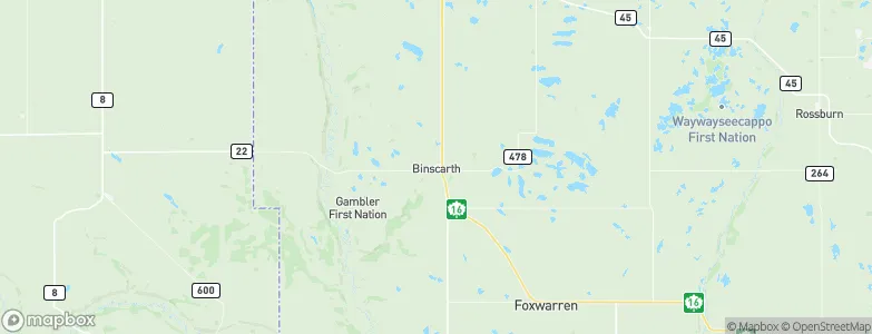 Binscarth, Canada Map