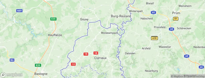 Binsfeld, Luxembourg Map