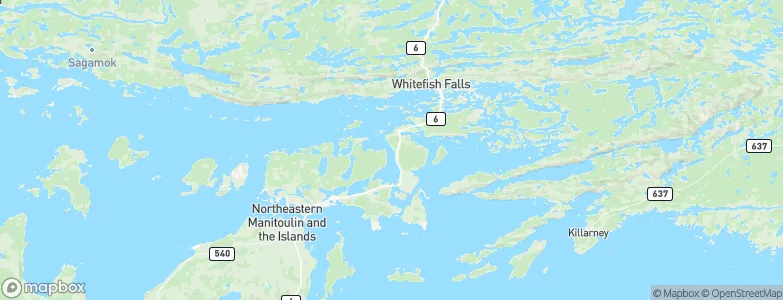 Birch Island, Canada Map