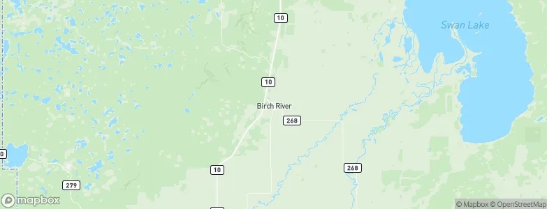 Birch River, Canada Map