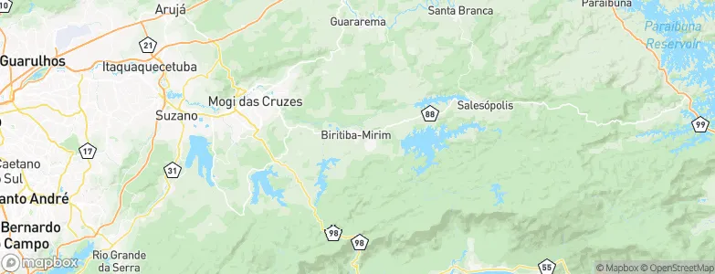 Biritiba Mirim, Brazil Map