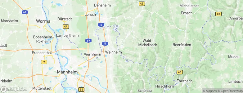 Birkenau, Germany Map