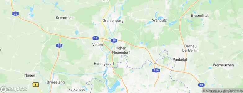 Birkenwerder, Germany Map
