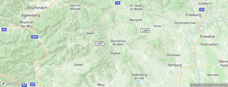 Birkfeld, Austria Map