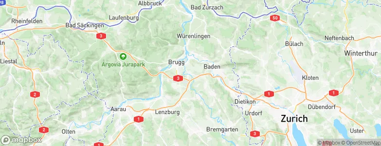 Birmenstorf, Switzerland Map