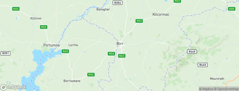 Birr, Ireland Map