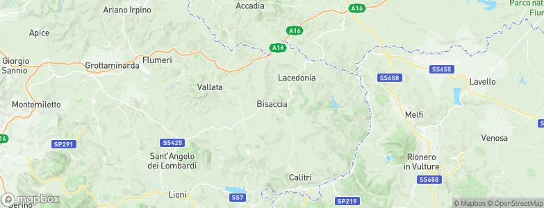 Bisaccia, Italy Map