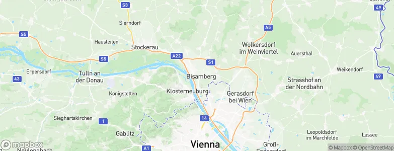 Bisamberg, Austria Map