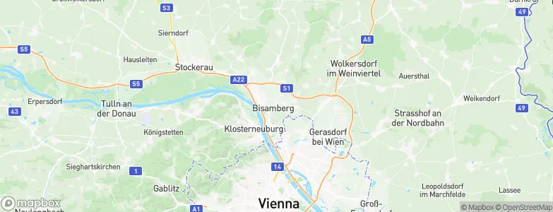 Bisamberg, Austria Map