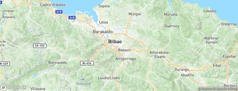 Biscay, Spain Map
