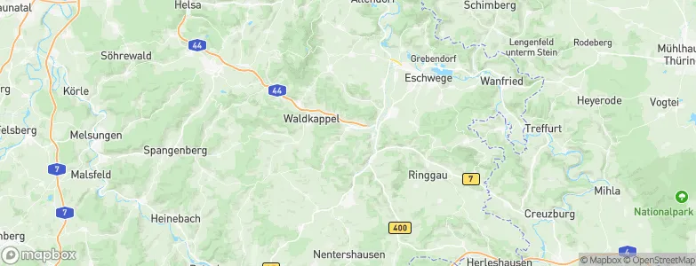 Bischhausen, Germany Map