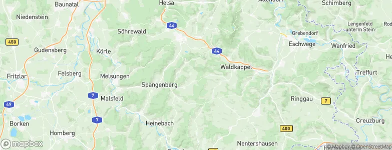 Bischofferode, Germany Map