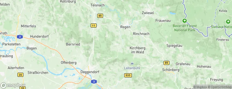 Bischofsmais, Germany Map