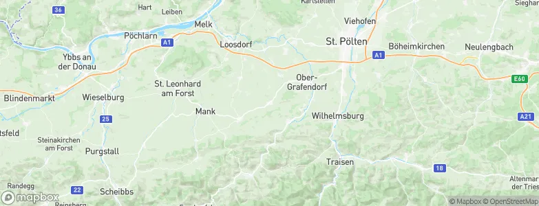 Bischofstetten, Austria Map