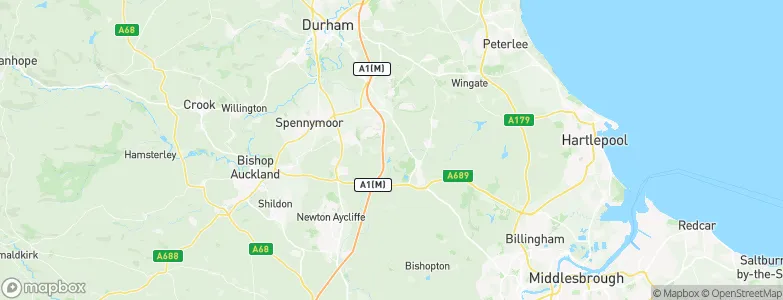 Bishop Middleham, United Kingdom Map