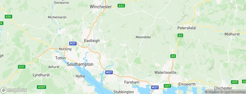 Bishop's Waltham, United Kingdom Map