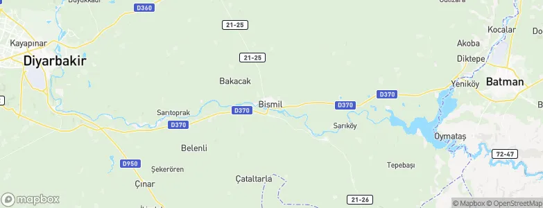Bismil, Turkey Map