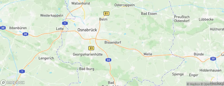 Bissendorf, Germany Map