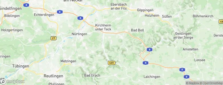 Bissingen an der Teck, Germany Map
