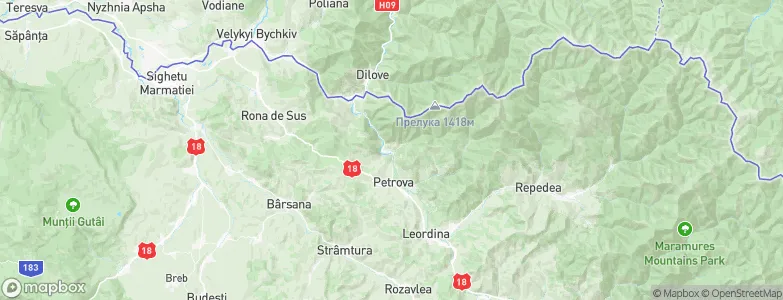 Bistra, Romania Map