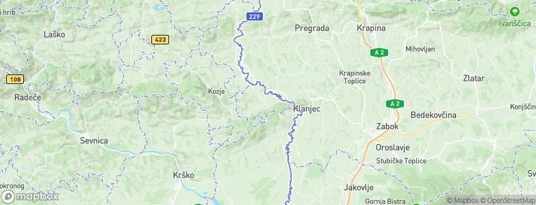 Bistrica ob Sotli, Slovenia Map