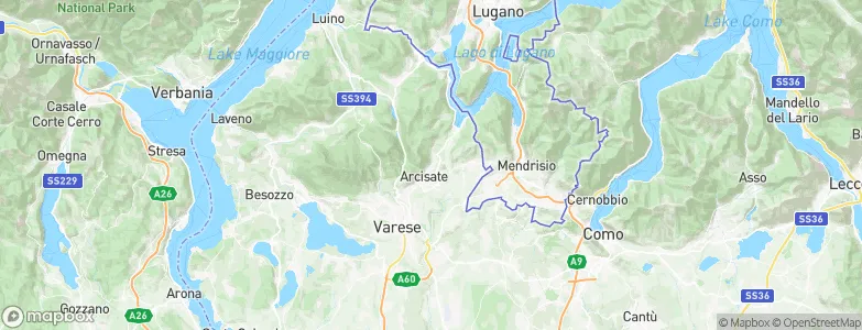 Bisuschio, Italy Map