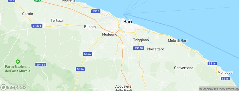 Bitritto, Italy Map