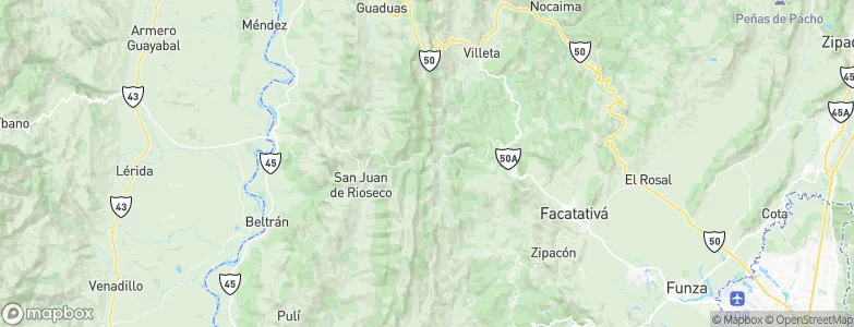 Bituima, Colombia Map