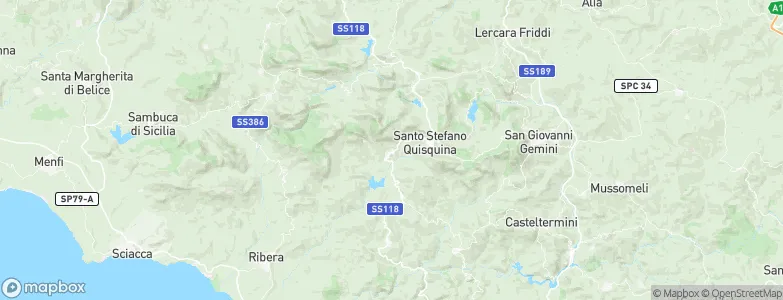 Bivona, Italy Map