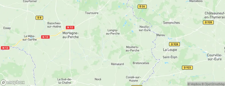 Bizou, France Map