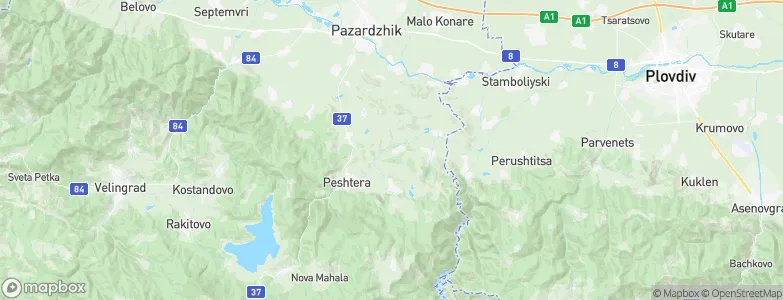 Bjaga, Bulgaria Map