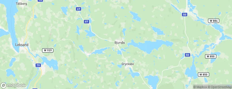 Bjursås, Sweden Map