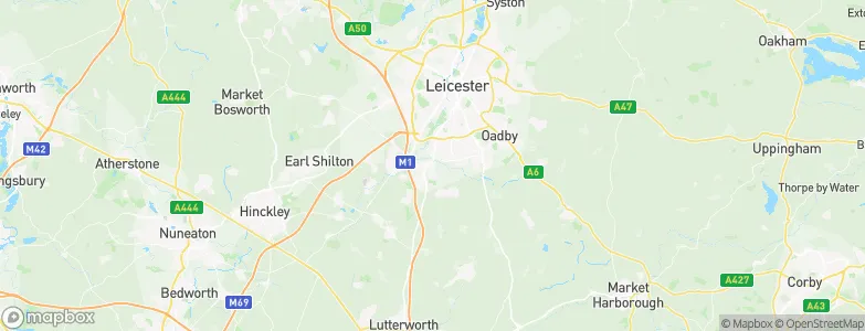 Blaby, United Kingdom Map