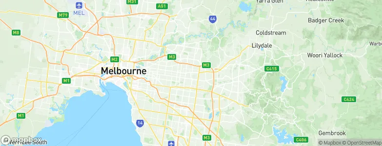 Blackburn, Australia Map